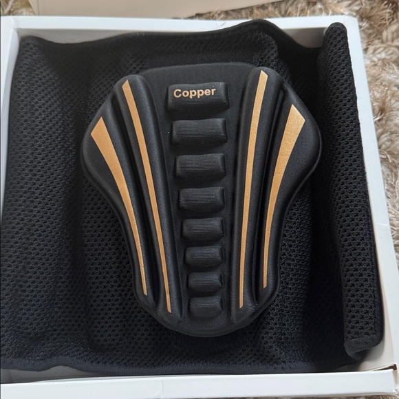 Copper Back Support Belt with Lumbar Pad - Picture 5 of 7